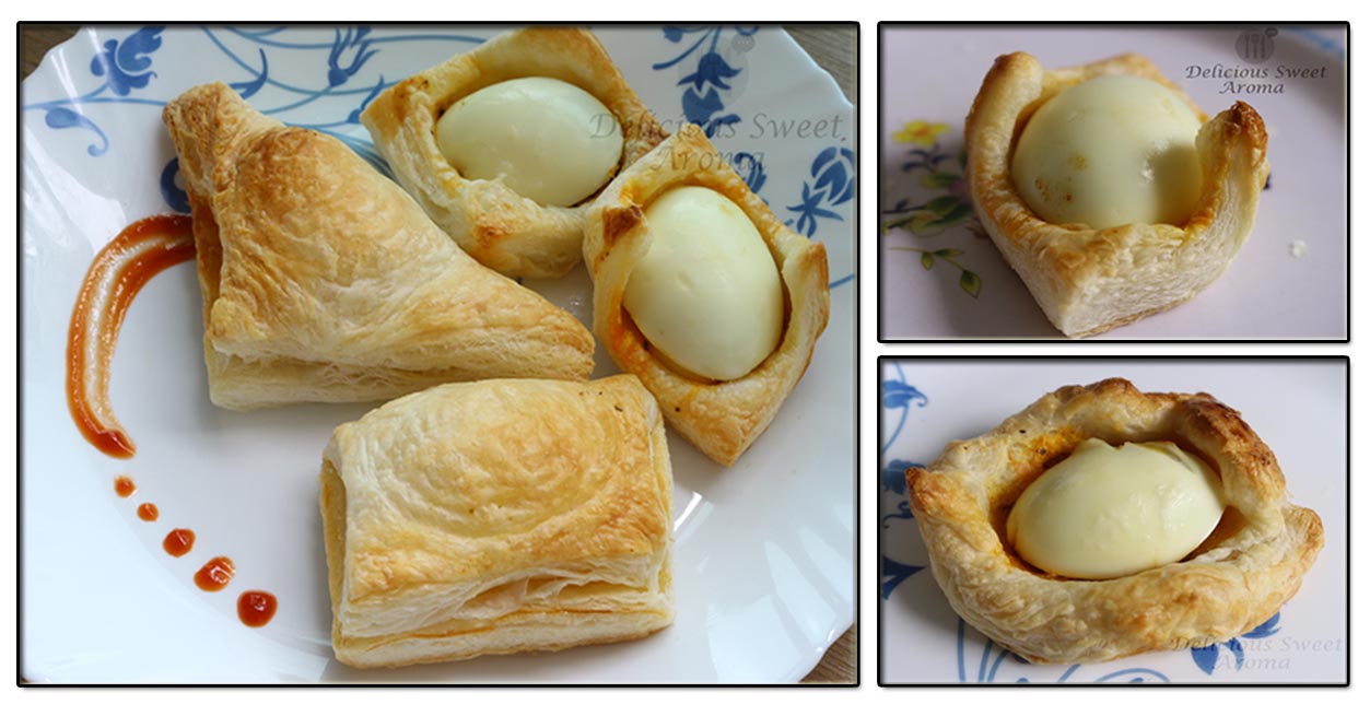 Egg puffs | Easy recipe by Delicious Sweet Aroma