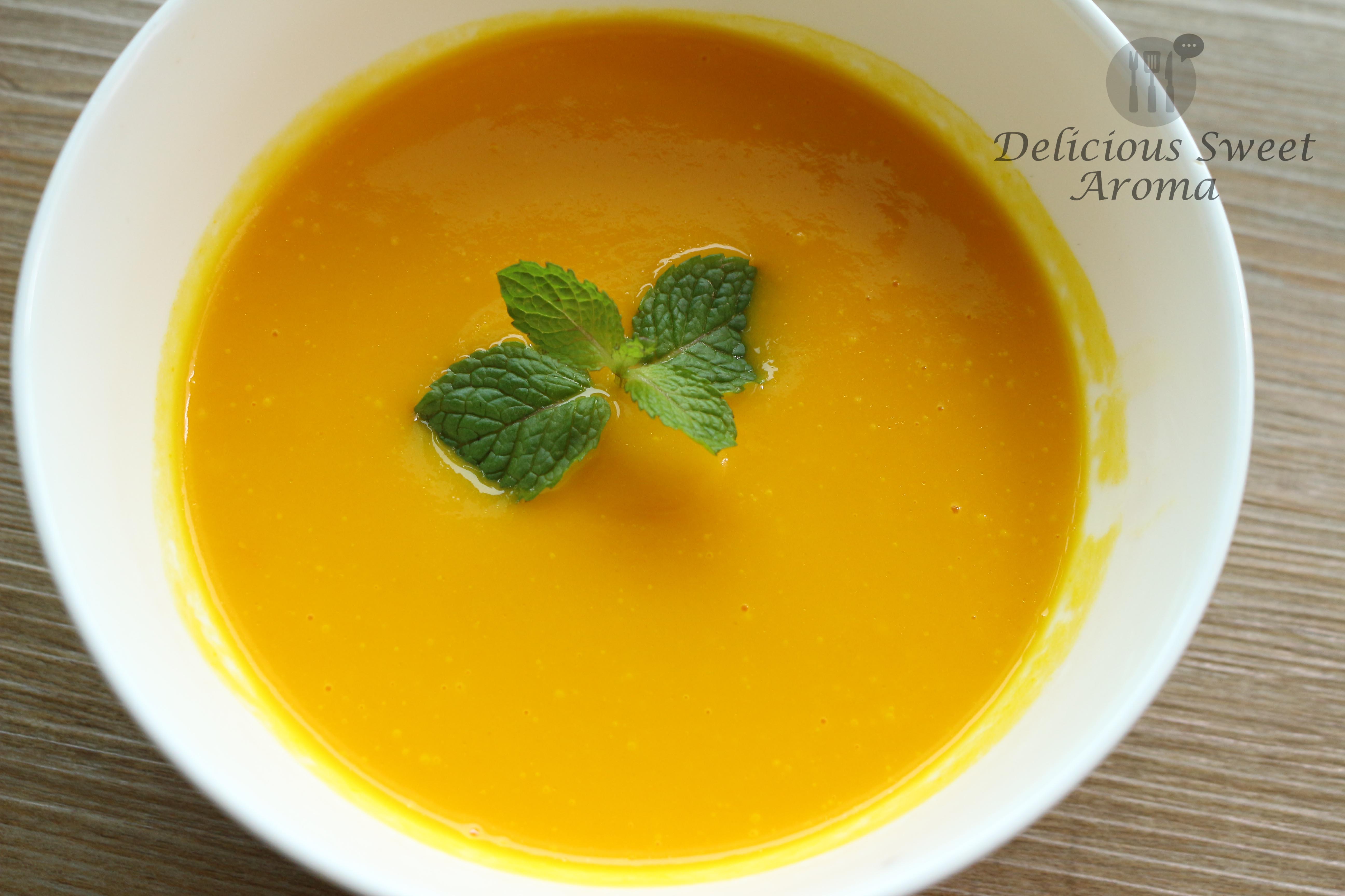 Carrot Soup | Delicious Sweet Aroma
