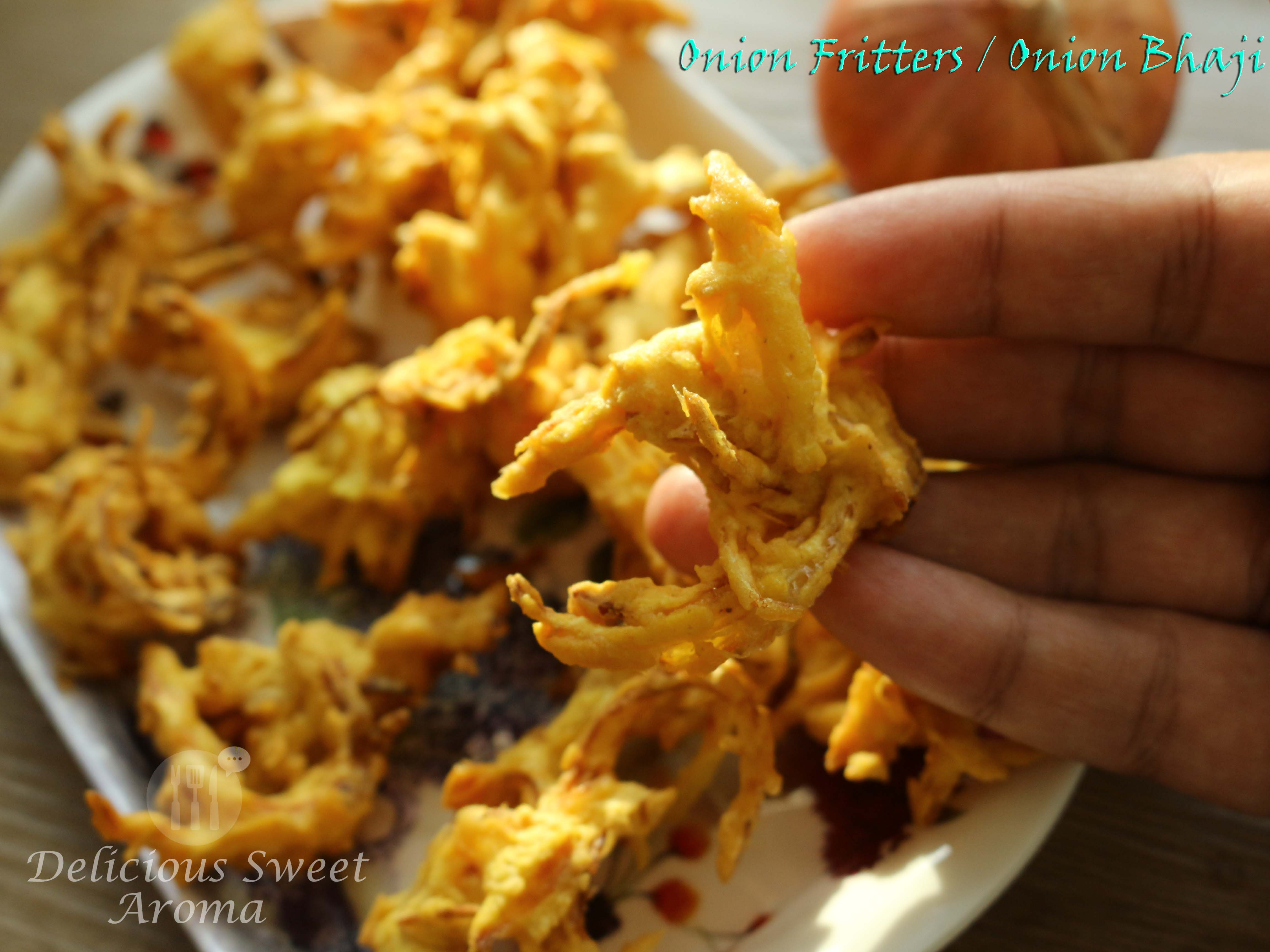 Onion Fritter | Vegan/Vegetarian Recipe | Delicious Sweet Aroma