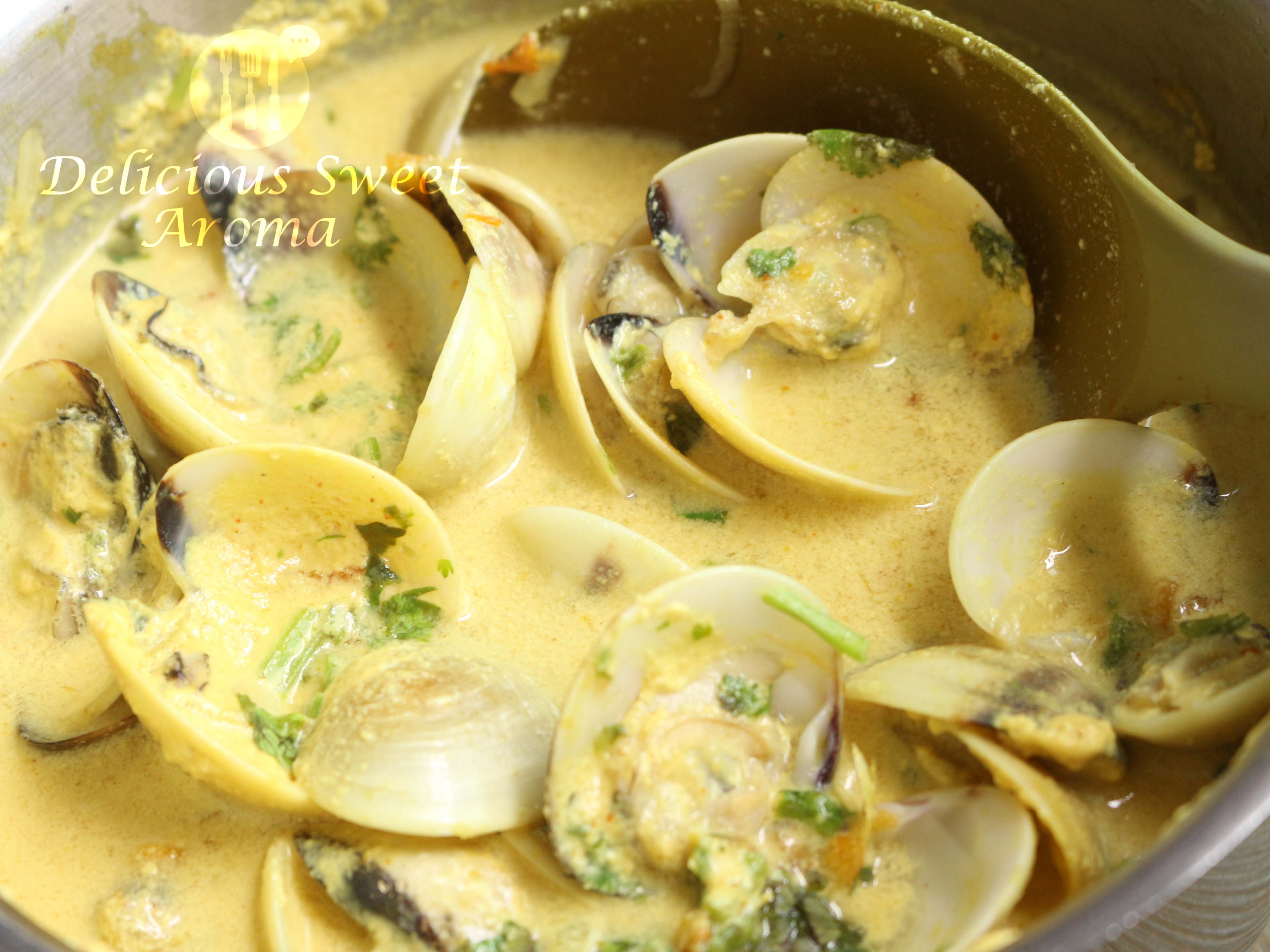 Clams in Coconut Milk | Fresh Seafood | Cooking shell fish